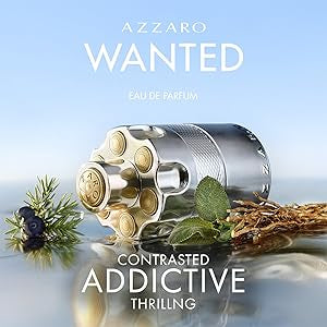 Azzaro Wanted Eau de Parfum - Energizing & Intense Mens Cologne