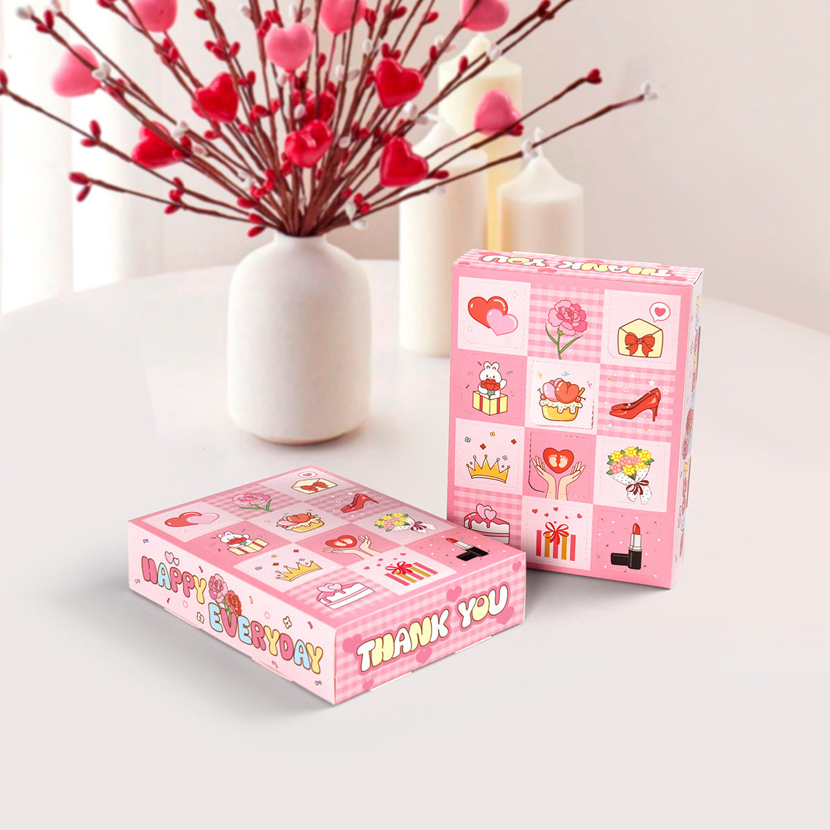15PCS Bakery Gift Boxes With Dividers 12 Cell Paper Gift Box