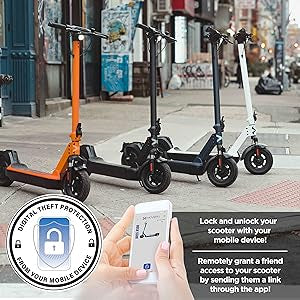 Hover-1 Pro Series Boss Foldable Electric Scooter with 500W Brushless Motor, 20 mph Max Speed, 10" Honeycomb Tires and 24 Mile Range Commuter Scooter for Adults and Teens.