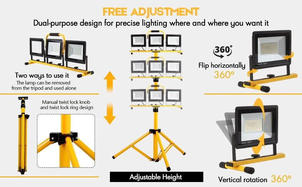 Portable Tripod Work Light